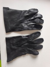 Gant en cuir noir taille 8