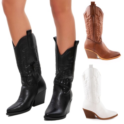 Bottes femme texanes - bottes,