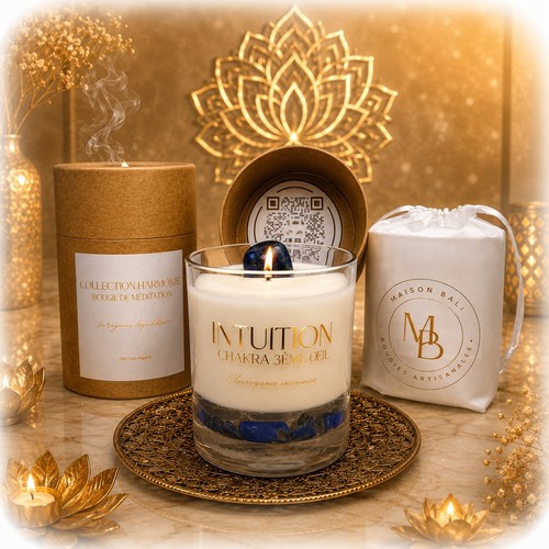 Bougie intuition chakra du - -,