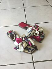 Mules foulard pointure 39 quasi neuves blanches