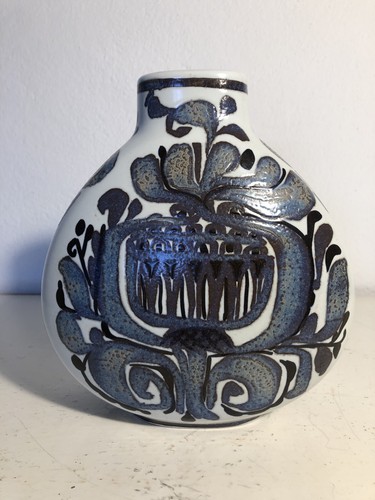 Beau vase plat faïence à - beau,
