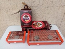 2 chauffe plat vintage métal orange Brabantia années 70 (à bougies)