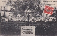 CPA PARIS 1er EXPO SALON CULINAIRE 1908 STAND CUISINE Ets DUPONT-BARBIER GOURLIN