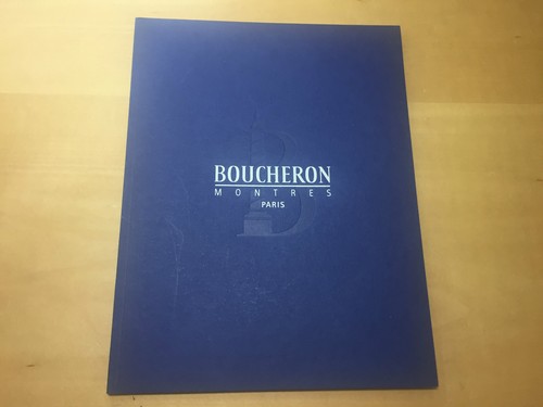 Catalogue boucheron montres - catalogue,