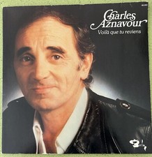 Charles Aznavour Voilà que tu reviens disque 33 tours vinyle