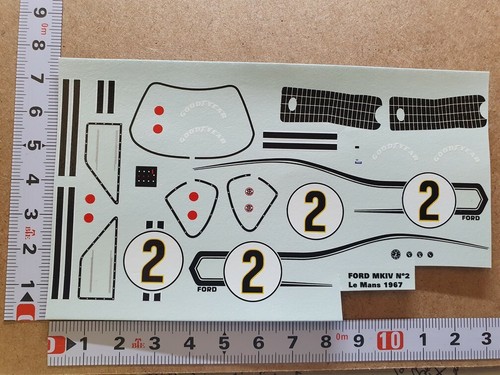 Decals ford gt40 mkiv - gt40,