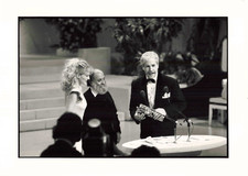 PHOTO DE PRESSE ORIGINALE VINTAGE 1984 Arielle Dombasle nuit des Césars