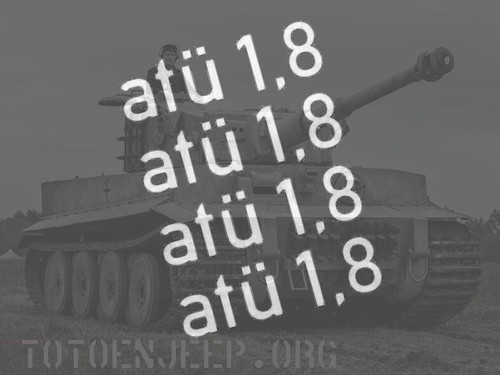 Pochoir marquage german atu - marquage,