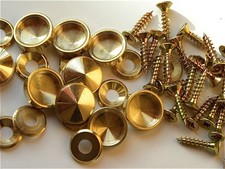 8 vis et cache vis en laiton