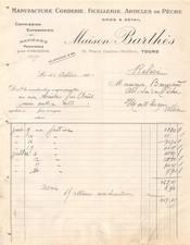 FACTURE  1921 MANUFACTURE