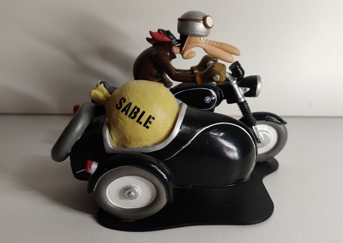 Figurine moto résine joe - figurine,