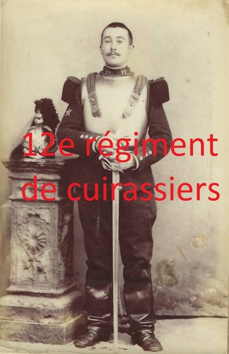 12e cuirassiers cavalerie - cuirassiers,
