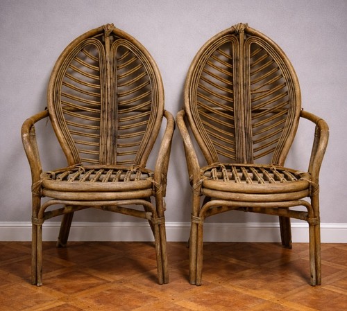 Paire importants fauteuils - paire,