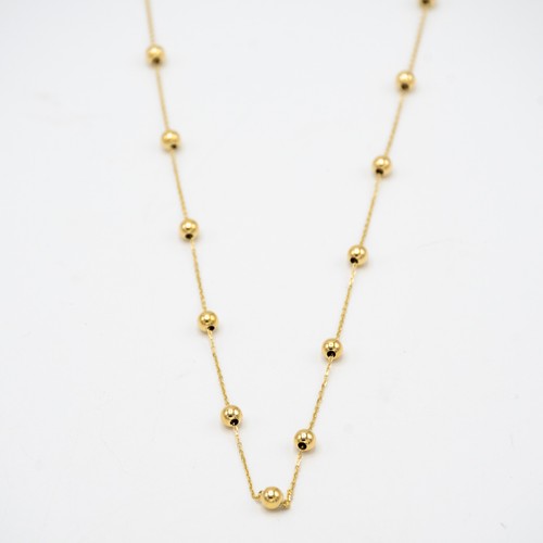 Collier jaune 18 carats - collier,