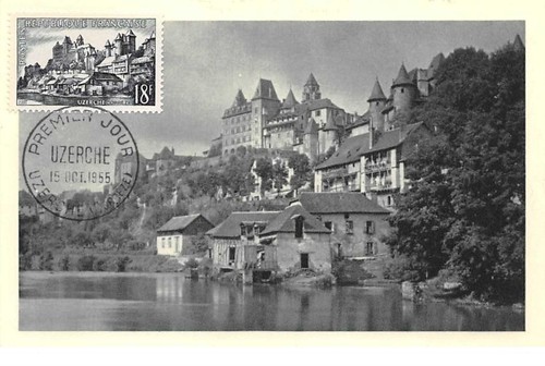 1955 carte maximum france - 1955, .carte