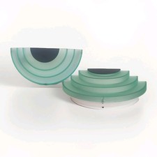 MAGNIFIQUE PAIRE D'APPLIQUES DESIGN POST-MODERNISTE MEMPHIS  ERA SOTTSASS 80'S 