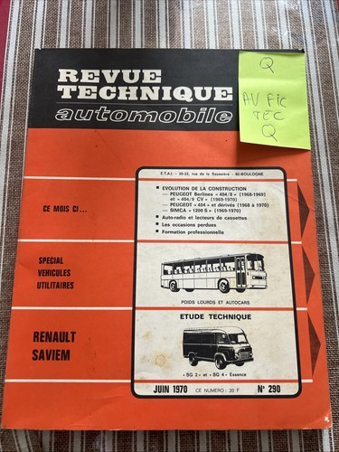 Revue technique saviem - revue,