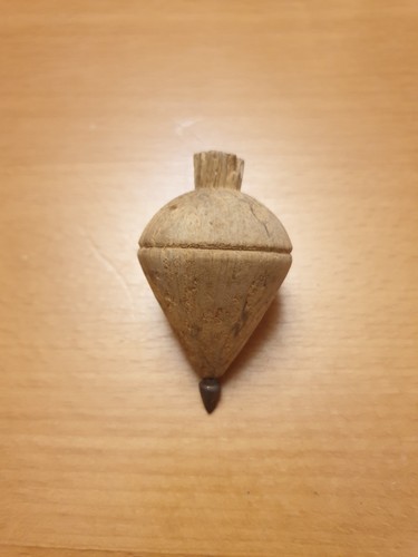 Ancienne toupie bois 4x6 - en, cm