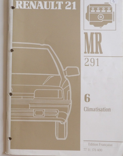 Manuel atelier renault 21 - d'atelier,