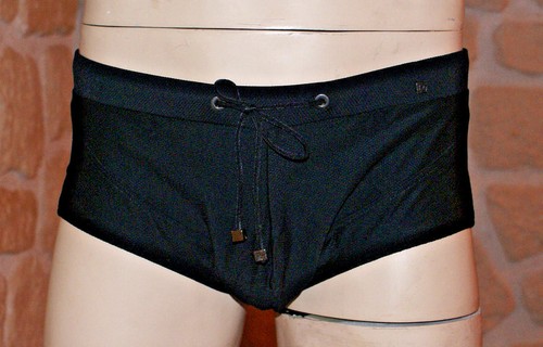 Slip bain piqué noir - slip,