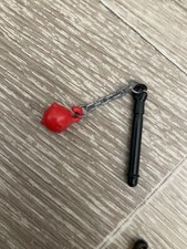 Playmobil Fleau Fleaux Medieval Chevalier Arme Boulet Chaine Noir Rouge 5203