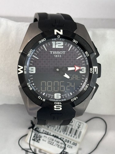 New tissot touch rubber - new, ss/rubber