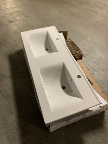 Double vasque porcelaine - vasque,