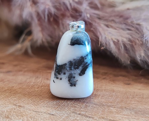 Pendentif jaspe zèbre - jaspe,