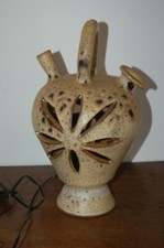  lampe en céramique ajourée