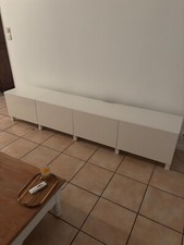 Meuble TV - BESTÅ Banc TV, blanc (IKEA)  240x41 cm