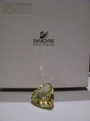 Swarovski coeur jaune nouveau - swarovski,