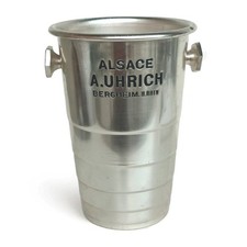 ANCIEN SEAU POUR VIN BLANC ALSACIEN A.UHRICH STYLE ART DÉCO 