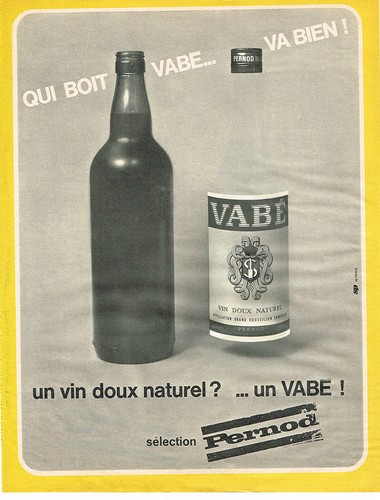 Publicite 1967 vabe vin - ,