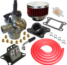 Pack Carburateur 17,5 phva complet pipe clape filtre a air starter moteur am6...