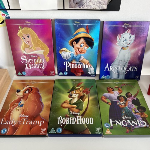Disney classics dvd - classics, x6