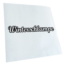 Autocollant Hiver Chienne