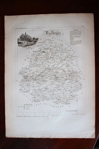 Carte ca1830 département - ✒,