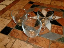 LOT DE 3 VERRES/ TASSES  DURALEX GIGOGNE  VINTAGE BISTROT