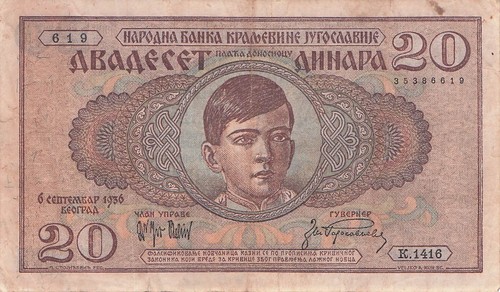 Billet banque banknote - de,
