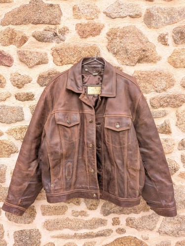 Blouson redskins cuir de - cuir,