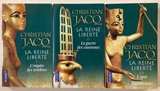 La REINE LIBERTE tomes 1 à 3 Christian Jacq complet Roman livre