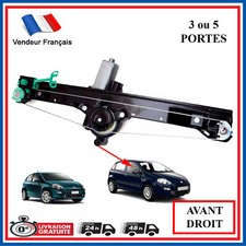 Mecanisme + Moteur de Leve Vitre Avant Droit pour Fiat Grande Punto 51895384