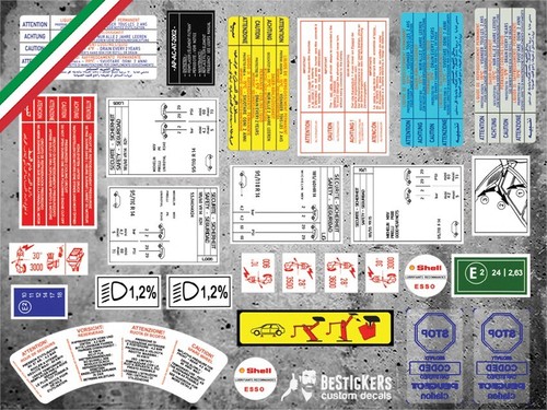Kit autocollant labels - autocollant,