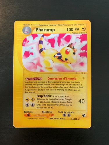 Carte pokémon pharamp - carte,