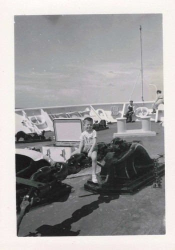 Ancienne photo1953 bord du - photo1953,