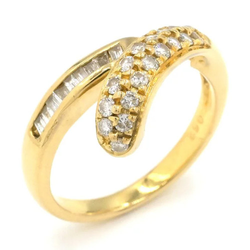 Bague serpent bypass cercle - bague,