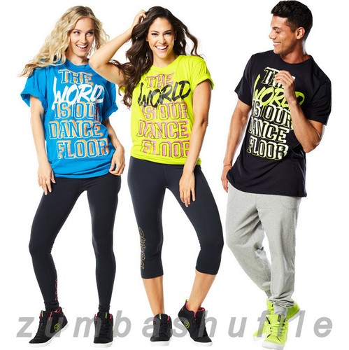 Zumba fitness world tour tee - world,