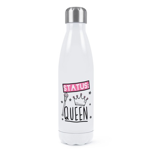 Bouteille eau isolée - d'eau, double