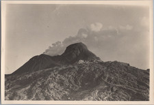 Italia, Napoli, Fumo che Esce dal Vesuvio vintage silver print on Agfa paper T