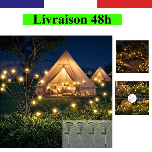 Guirlande lumineuse solaire - lumineuse, 10